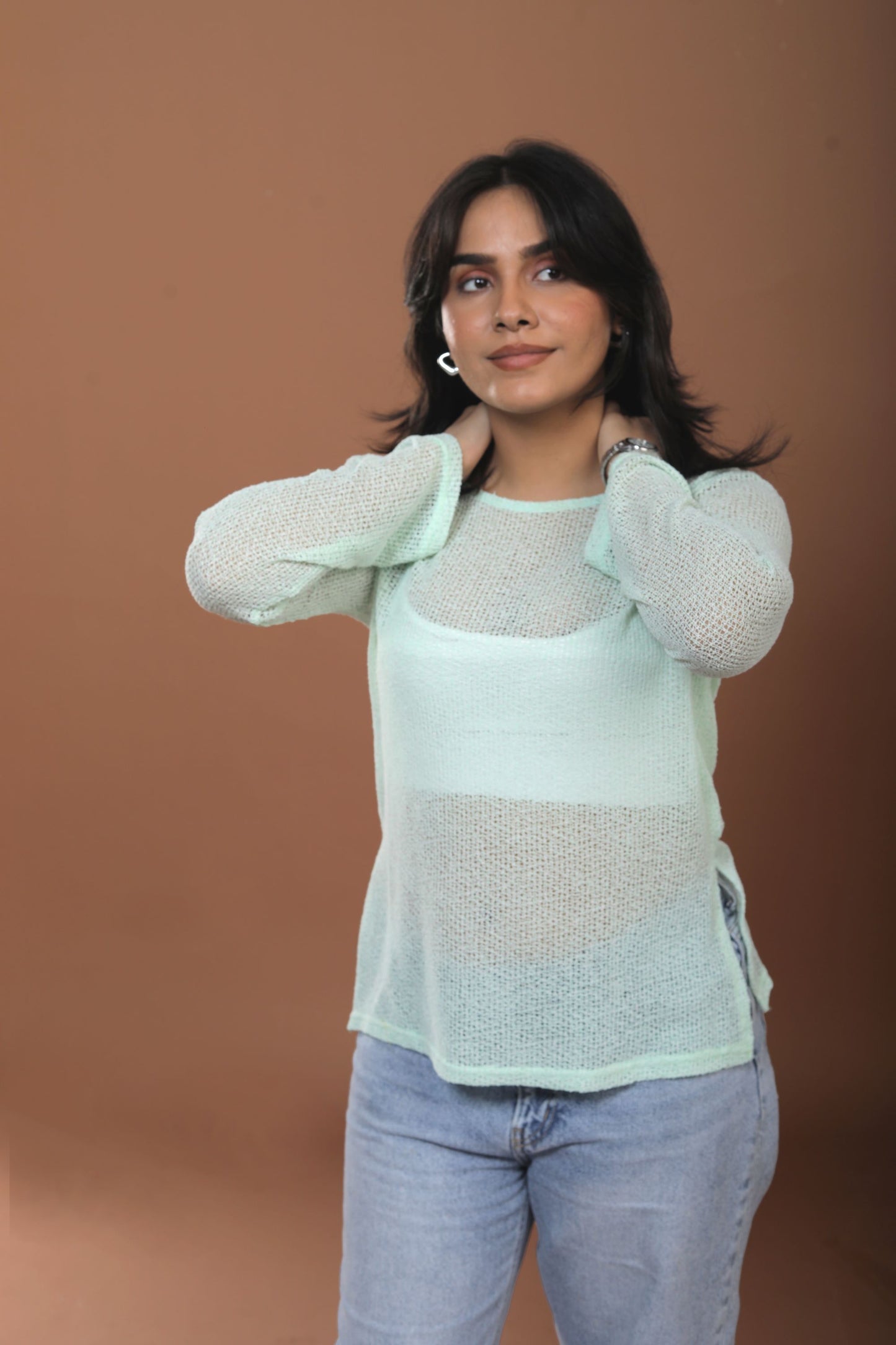 Sea Green Top