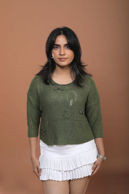 Yarn Woven Top