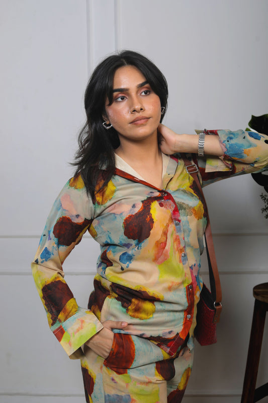 Multicolored Coord Set